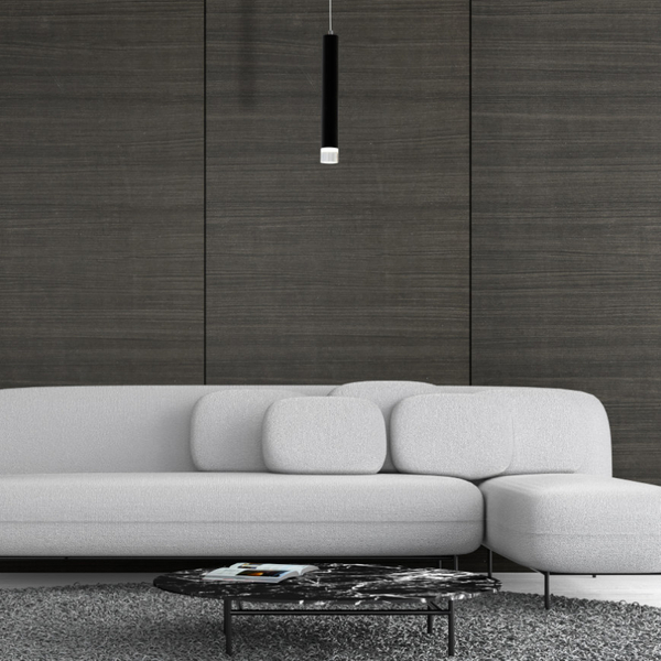 LAMPA wisząca CARBON ML182 Milagro metalowa OPRAWA zwis LED 5W 4000K sopel tuba czarna