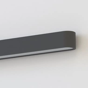 Podłużny kinkiet na korytarz Soft Wall 7528 Nowodvorski belka grafitowa