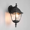 Metalowa lampa ścienna Livenza 205767132 IP44 latarnia czarny