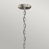 Lampa wisząca na łańcuchu QN-ROUX3-BN stylowa retro nikiel