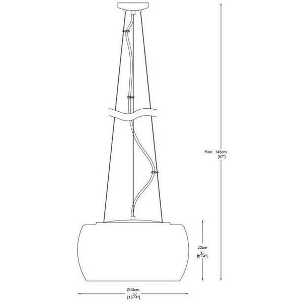 Lampa wisząca CRYSTAL P0076-05L-F4FZ szklana glamour z kryształkami chrom