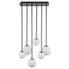 Sufitowa lampa szklane kule Tulia 33499 Sigma molekuły mleczne klosze