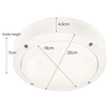 Zewnętrzna LAMPA sufitowa LUNA 106536 Markslojd LED 10W 3000K plafon do ogrodu IP44 biały