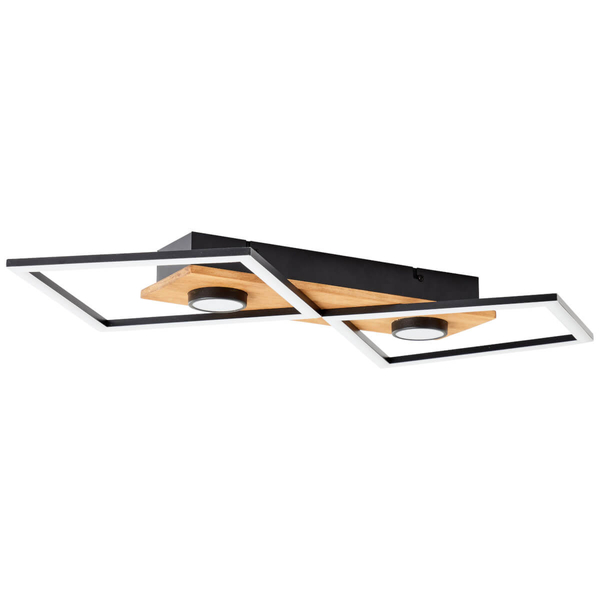 Lampa sufitowa metalowa Woodbridge G99756/76 LED 32W 3000K czarna