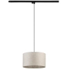 Szynowa lampa wisząca 1-fazowa Tracer 10670 z abażurem szary