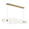 Wisząca lampa szklane kule Atomo QN-ATOMO-LP7-BG LED 46W 3000K złoty