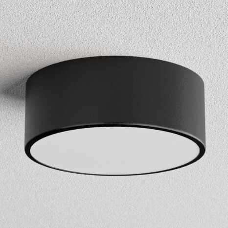 Plafoniera Cleo 1307623601056 Temar IP54 do łazienki okrąg czarny