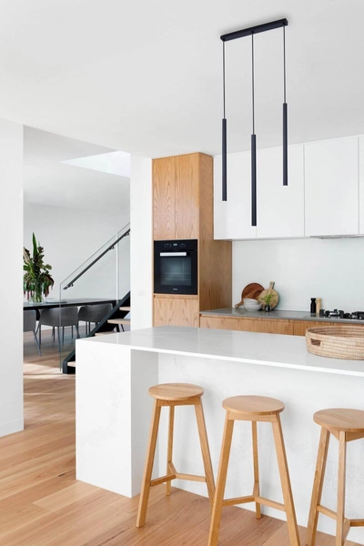 3-punktowa lampa wisząca Gelato K-4861 Kaja nad stół do jadalni czarna