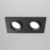 Wpuszczana lampa sufitowa Atom DL024-2-02B spot czarny