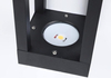 Zewnętrzna lampa stojąca QUBE-GLQ600WW 7W ogrodowa LED 7W 3000K IP65 czarna