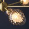 Zwisowa lampa molekuły L&-196690 Light& szklane kule sticks mosiądz OUTLET