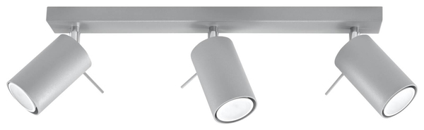 Spot LAMPA sufitowa SPARK SL.0451 metalowa OPRAWA reflektorowa LISTWA regulowane tuby szare