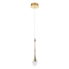 Nowoczesna lampa zwis DALMA AZ6006 Azzardo LED 4W 3000K przezroczysty złoty