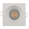 Zewnętrzna lampa sufitowa Delta 8368 kwadratowy wpust IP54 biały