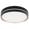 Nowoczesna LAMPA sufitowa MANNI 41759-24 Globo okrągły plafon LED 24W 2700K - 6500K z pilotem czarny