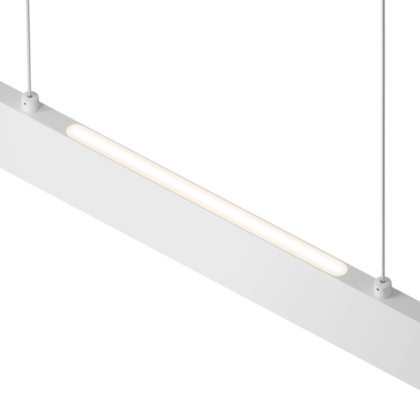 Podłużna lampa wisząca Step P010PL-L23W LED 23W 3000K listwa biała