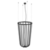 Zawieszana lampa druciana no. Moon 5147 Shilo do jadalni czarny