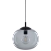 Wisząca lampa szklana kula VIBE 4837 do sypialni czarny grafit