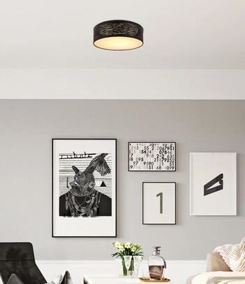 Sufitowa lampa Tunno 15342D 1 nad łóżko LED 20W czarna