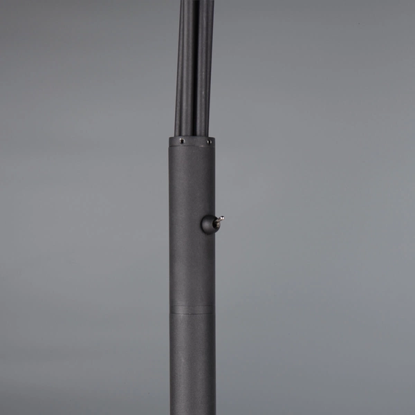 Sypialniana lampa podłogowa MARLEY 412400532 Trio metalowa czarna