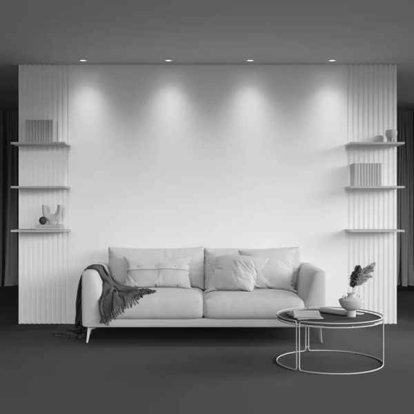 Podtynkowa lampa zewnętrzna Slim DL088-GU10-RD-W IP65 biała