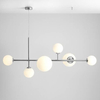 Nowoczesna lampa wisząca DIONE 1092K4 Aldex 6-punktowa chrom