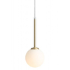 Modernistyczna kula BOSSO 1087XXS40 Aldex szklana balls mosiądz