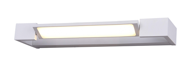 Ruchomy kinkiet metalowy Dali LED 9W 3000k nad umywalkę biały