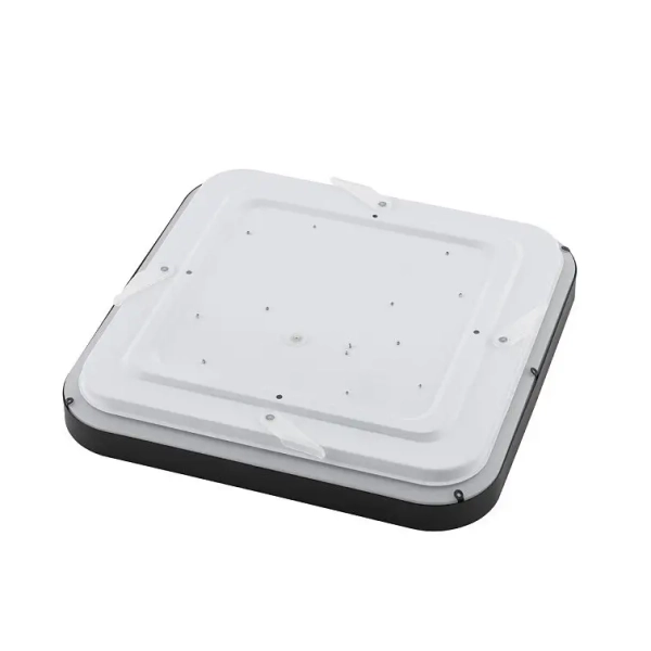 Minimalistyczna lampa sufitowa AGNES SQUARE 10984 LED 16W 4000K IP44 czarna