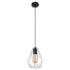 Druciana zwisowa lampa Brylant 796 TK Lighting klatka czarna chrom