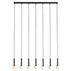Lampa wisząca Riu 1121T1 Aldex nad wyspę metal czarna