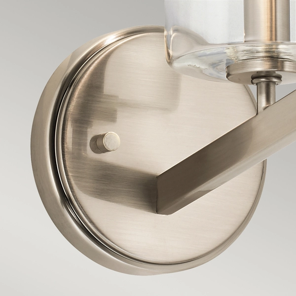 Cylindryczny kinkiet ścienny QN-NYE1-CLP klasyczny srebrny