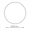 Lampa sufitowa PLATILLO LP-8102/1C-18W BK CCT LED 18W 3000-6000K dysk czarny