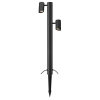 2-punktowa lampa gruntowa Garden 24 LED 12,5W 3000K czarna