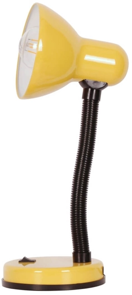 Lampka biurkowa Cariba K-MT-203 ŻÓŁTY ponadczasowa żółta