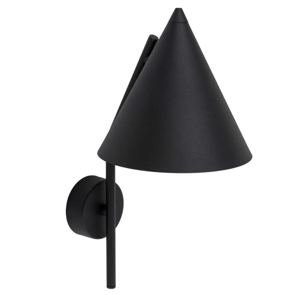 Ścienna lampa do czytania CONO 10041 stożkowa czarny