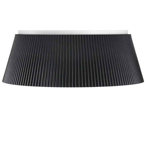 Sufitowa lampa okrągła FRILL ST-DL6487-C-BK LED 21W 3000K drewniana czarna