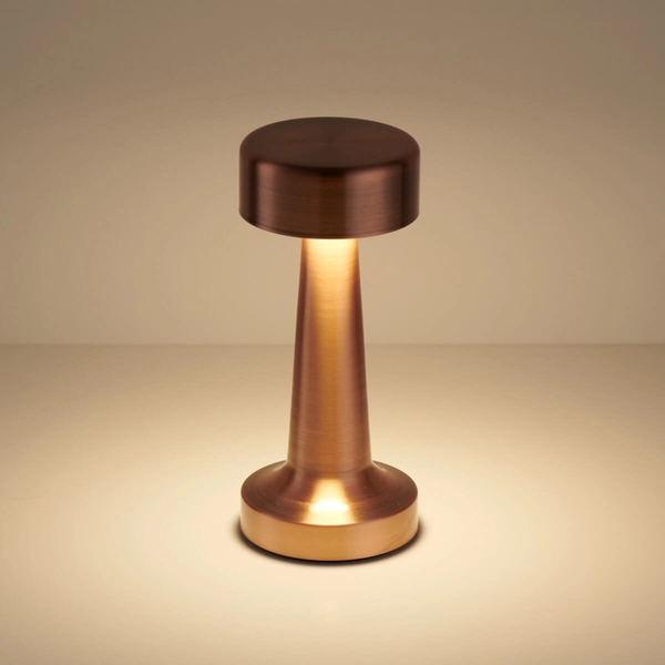 Stołowa lampa Tavolo ST-8127T/A COPPER LED 3W 3000K do sypialni miedziana
