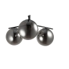 Lampa wisząca 3-punktowa Venus ST-5026-3 smoke Step kule przydymiona czarna