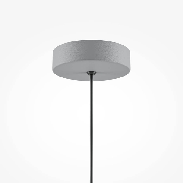 Lampa wisząca kopuła Basic colors MOD168PL-01GR Maytoni nad wyspę szary