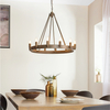 Lampa wisząca Chevalier 61026 Endon metal świecznikowa vintage brązowa