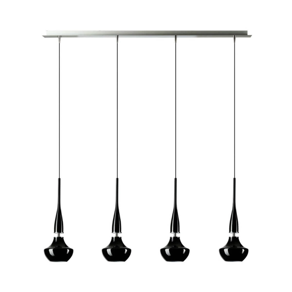 Metalowa lampa wisząca Tasos AZ0885 wielopunktowa czarna