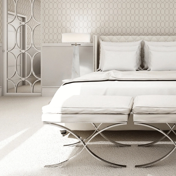 Biurkowa lampka Bow T02107BK Cosmolight marmur na biurko biały