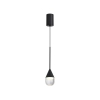 Wisząca lampa Nata PL0104-BK Yaskr LED 6W 3000K przezroczysta czarna
