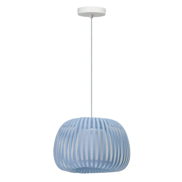 Wisząca lampa nad wyspę AGORA AZ6642 do jadalni niebieska