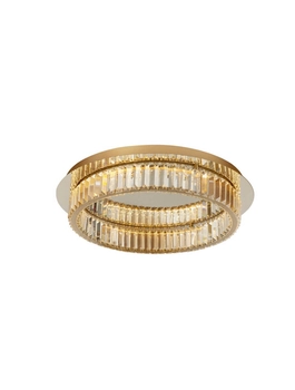 Sufitowa lampa kryształowa Bauta LED 29W 3500K do salonu złota