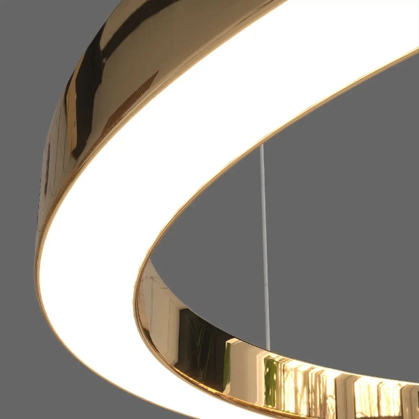 Wisząca lampa do salonu Aurum M PL0116-90-CCT LED 38W CCT złota