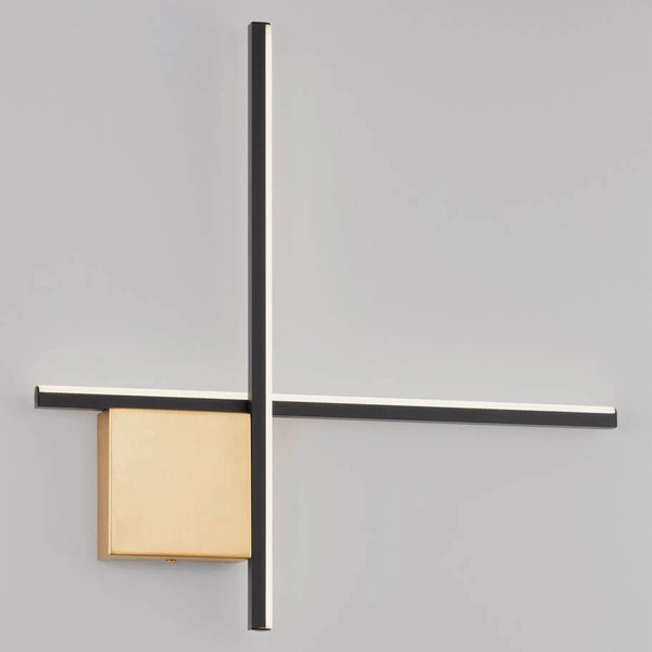 Naścienna lampa do holu CHOTA LE44307 LED 15W 3000K czarna złota