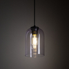 Wisząca lampa do sypialni Molly 10299 tubka fioletowa czarna
