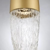 Szklana lampa wisząca Ecrou QN-ECROU-1P-BG LED 10W 3000K do salonu złoty